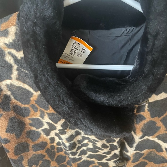 Vintage Leopard Print Swing Coat - Picture 4 of 6